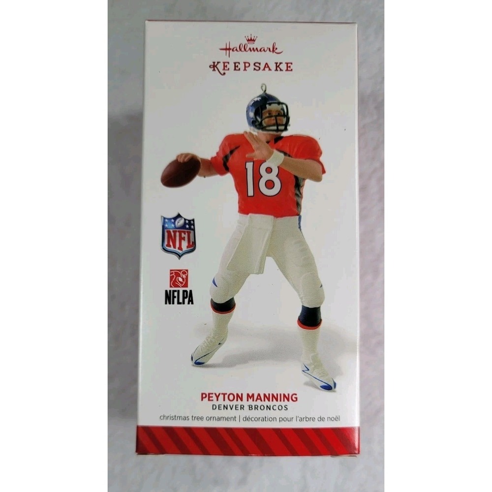 2014 Hallmark QXI2813 "Peyton Manning "‎ Ornament NIB